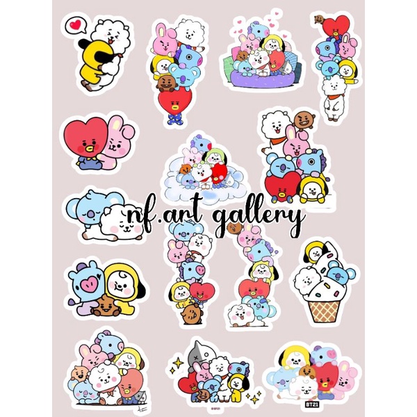 

stiker bt21