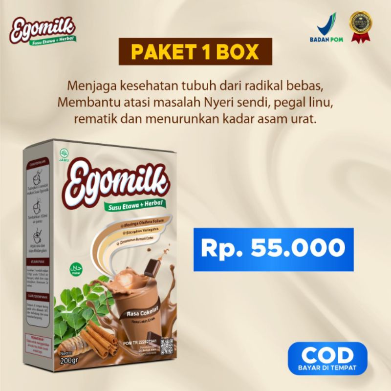 Egomilk Susu Etawa Mengatasi Nyeri Sendi  Rematik Asam Urat dan Pegal Linu