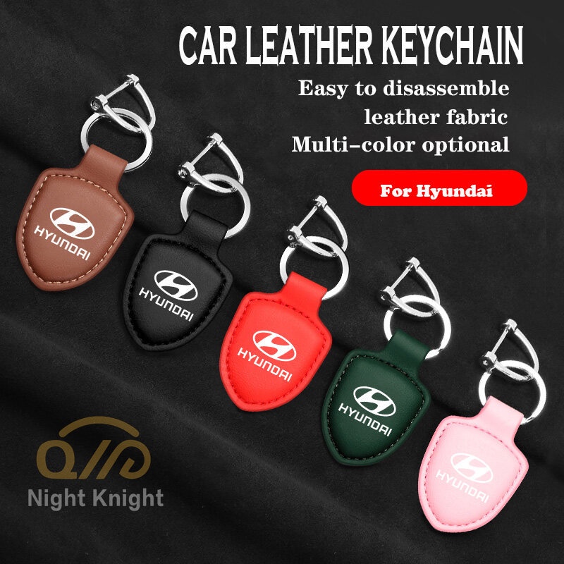 Gantungan Kunci Mobil Kreatif Alloy Metal Keyring Key Chain Ring Hadiah Untuk Hyundai Ioniq hybrid Elantra Tucson Reina Santa fe Kona Aksen