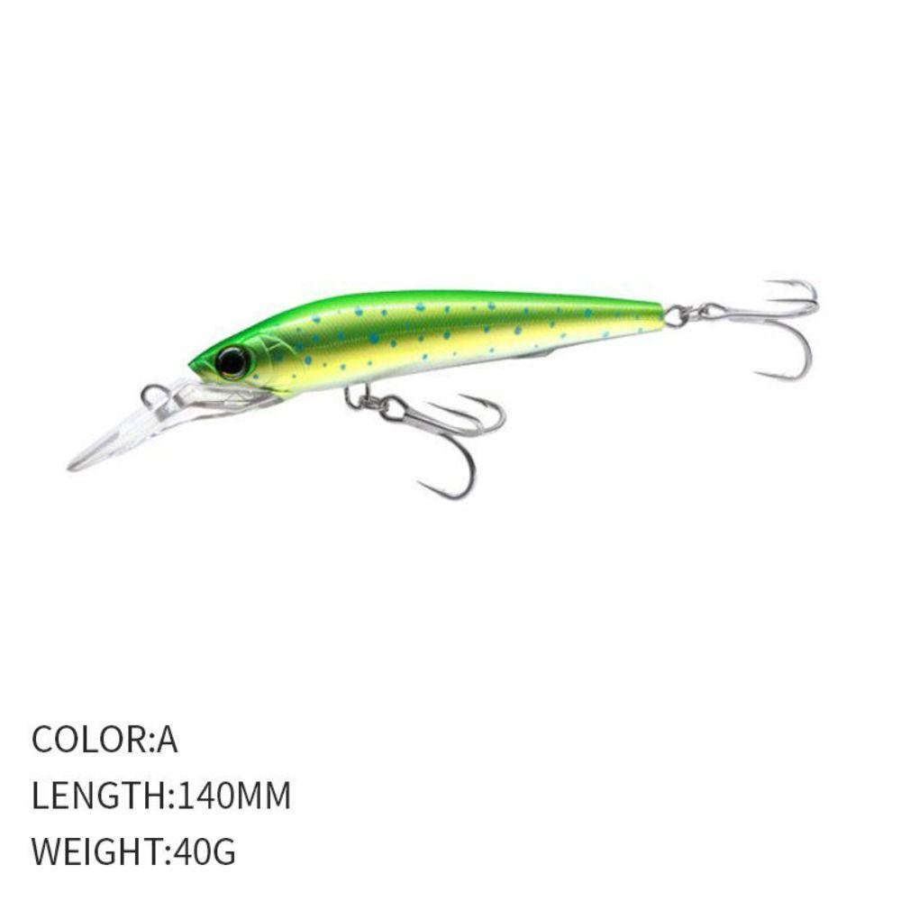 Umpan Ikan Kecil Tenggelam TOP Multicolor Crankbaits Tackle Striped bass Minnow Lures