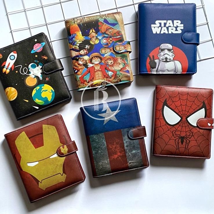 

NBM-80 Bindermu READY Binder NEW 05 Printing Astronaut Anime Kartun Tumblr superhero starwars spiderman one piece captain america iron man Kulit Multiring A5 20ring B5 26ring 6ring A6 Langsung Kirim