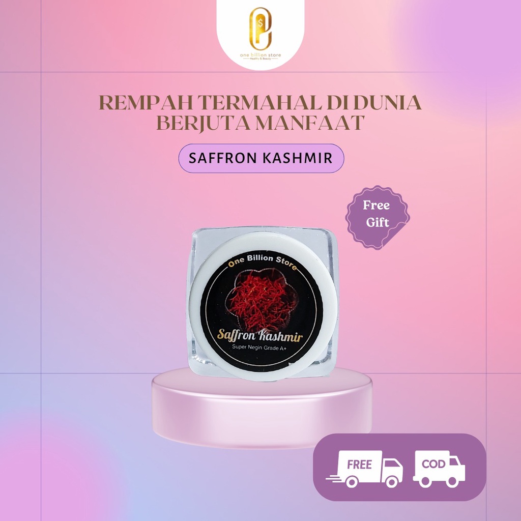 

Saffron Kashmir - Kemasan 1gr