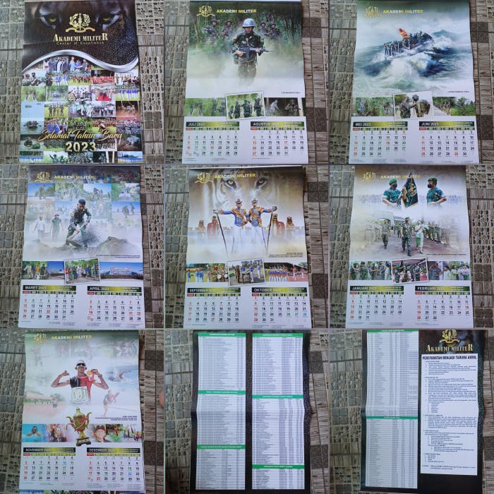 

Kalender Dinding TNI Tahun 2023 Akademi Militer Akmil TNI AD