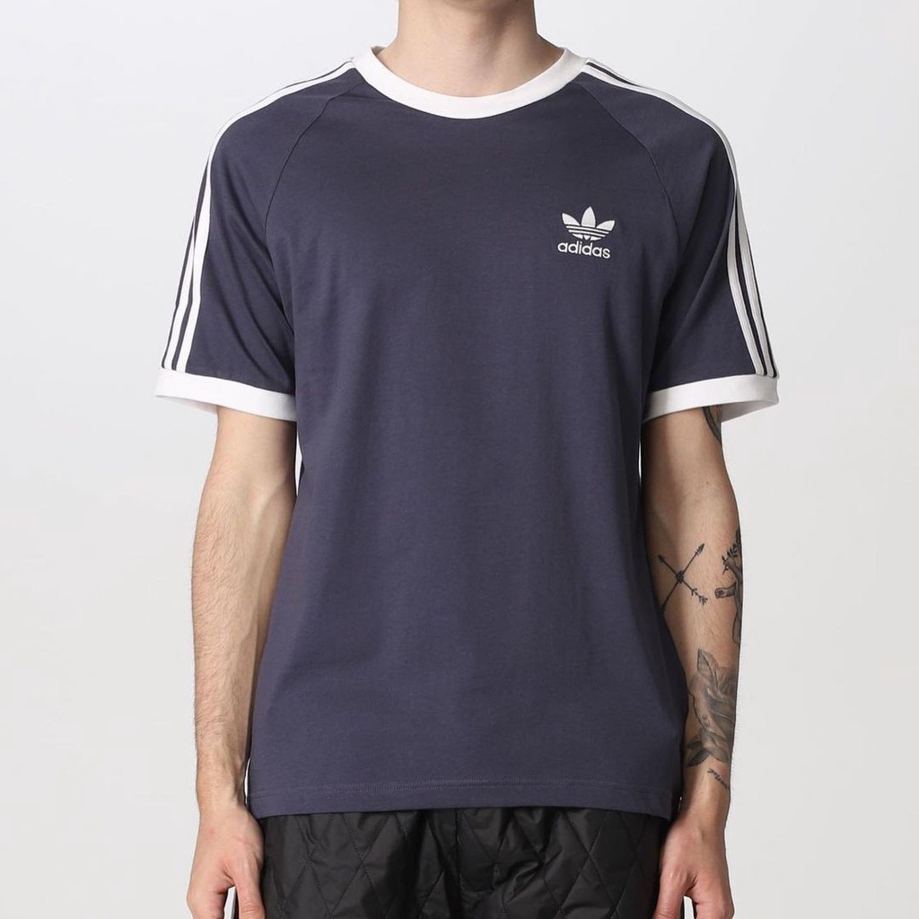 Adidas Original  3-STRIPES Tee Navy