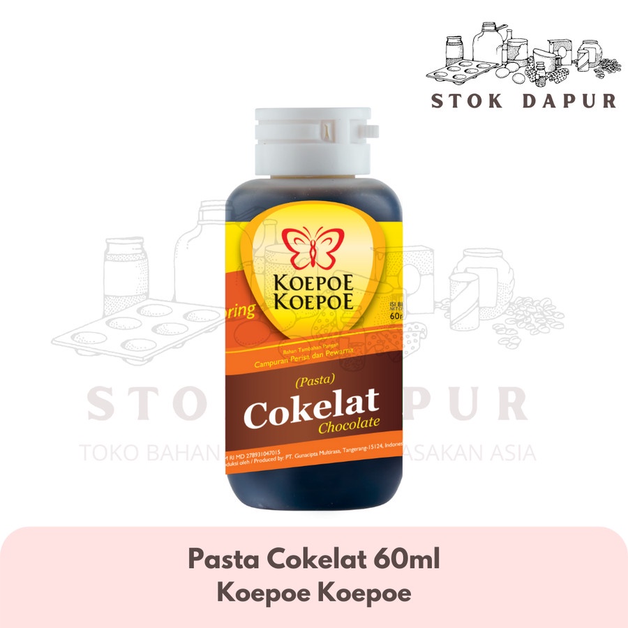 

Pasta 60 ml Koepoe Koepoe (chocolate, moka, pandan, vanilla, Talas, Kopi Moka)