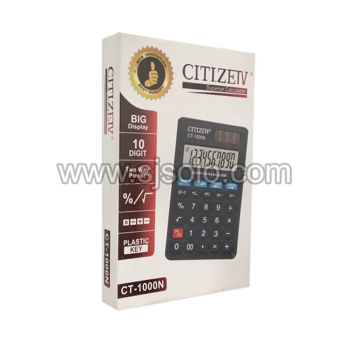 

Calculator Kalkulator CITIZEIV CT-1000N 1000 N 10 Digits