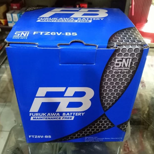 AKI KERING FURUKAWA BATTERY FTZ6V-BS / GTZ-6V / YTX6V - VARIO 125 VARIO 150