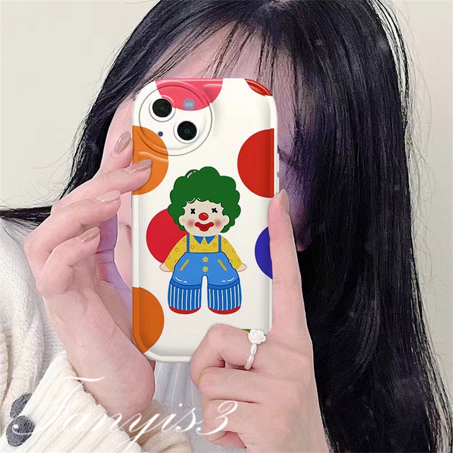OPPO A78 A17 A17k A77 A77s A57 A76 A96 A16 A16s A16k A15 A15s A54 A74 A55 A95 A94 A93 A53 A33 A32 A5 A9 2020 A3s A5s Reno 7Z 7 6Pro 5 F11 F9Pro Badut Kepala Peledak Casing Handphone TPU Soft Cover