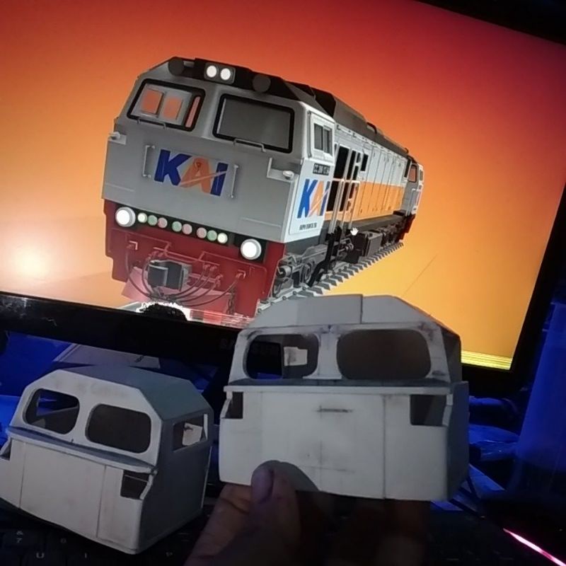 Miniatur kereta api cc 206 skala 1:32 (pesenan on procces )