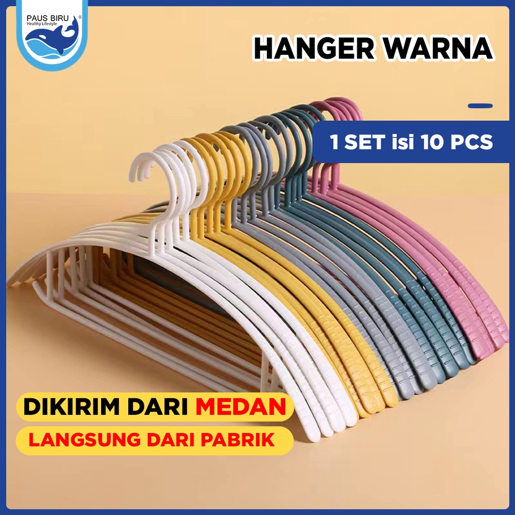 Jual Gantungan Baju Hanger Plastik Plastic Hanger Pakaian Laundry