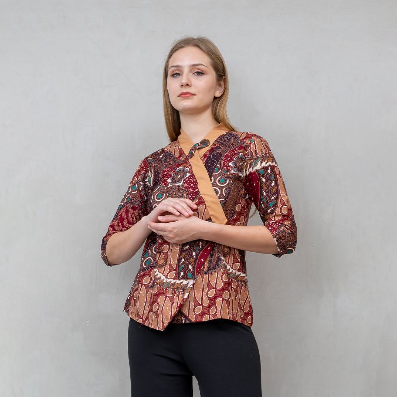 Blouse Batik Iswara New Size S/M/L/XL/XXL - NairaBatik