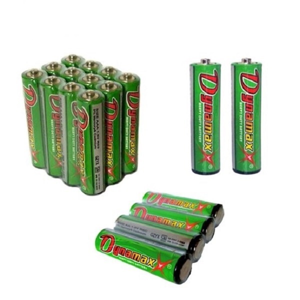 Baterai AA A2 Dynamax Abu Eco Black 1.5V Battery Power Kualitas SNI Batu Batere Batre Batrai LR6 R6C