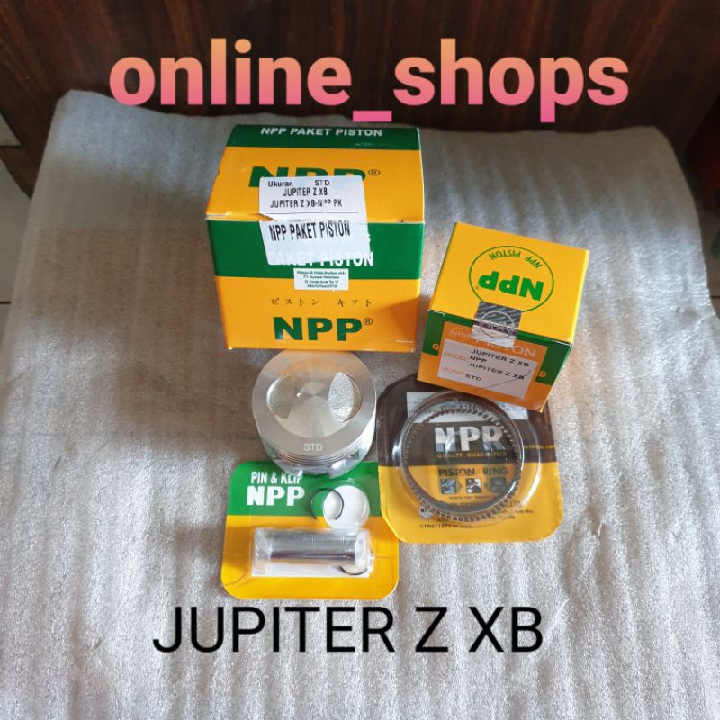 Paket piston kit jupiter z xb piston jupiter xb jenong NPP seher oversize os std (53) 50 (53.5) 100 