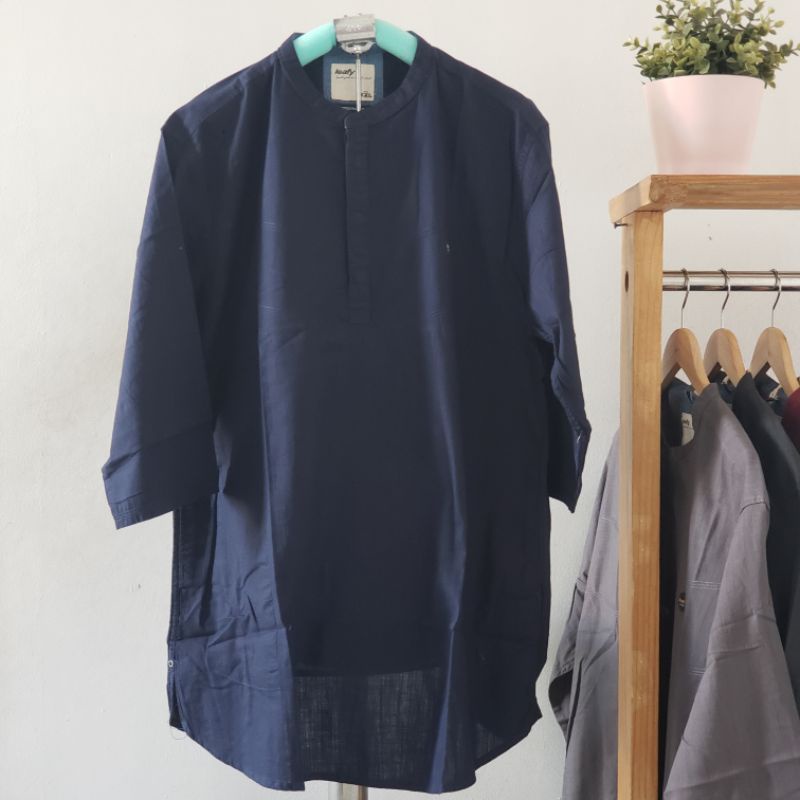 Leafy original  NR-260-44H kurta 3/4 jumbo kemeja kurta big size