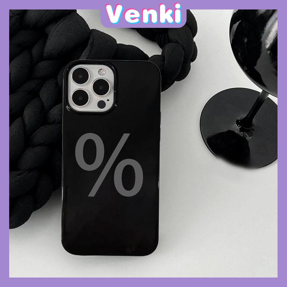 Case For iPhone 14 Pro Max Soft TPU Candy Case Percentage Symbol Glossy Black Khaki Camera Protection Shockproof For iPhone 13 12 11 Pro Max 7 8 Plus X XR