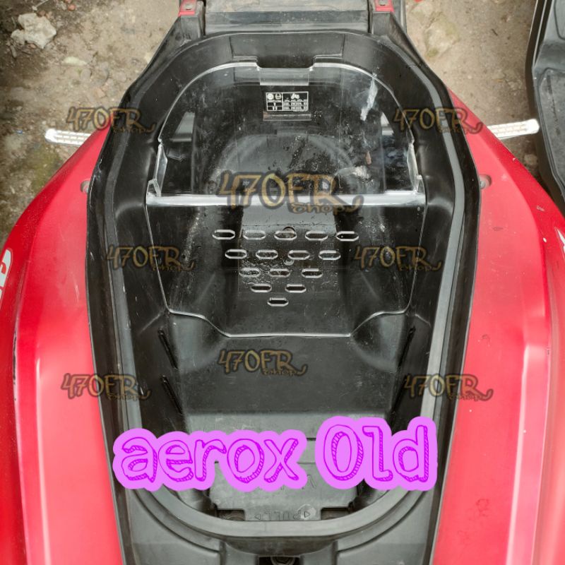Cover sekat bagasi downdraft aerox old/new sekat bagasi akrlik downdraft aerox / cover downdraft box
