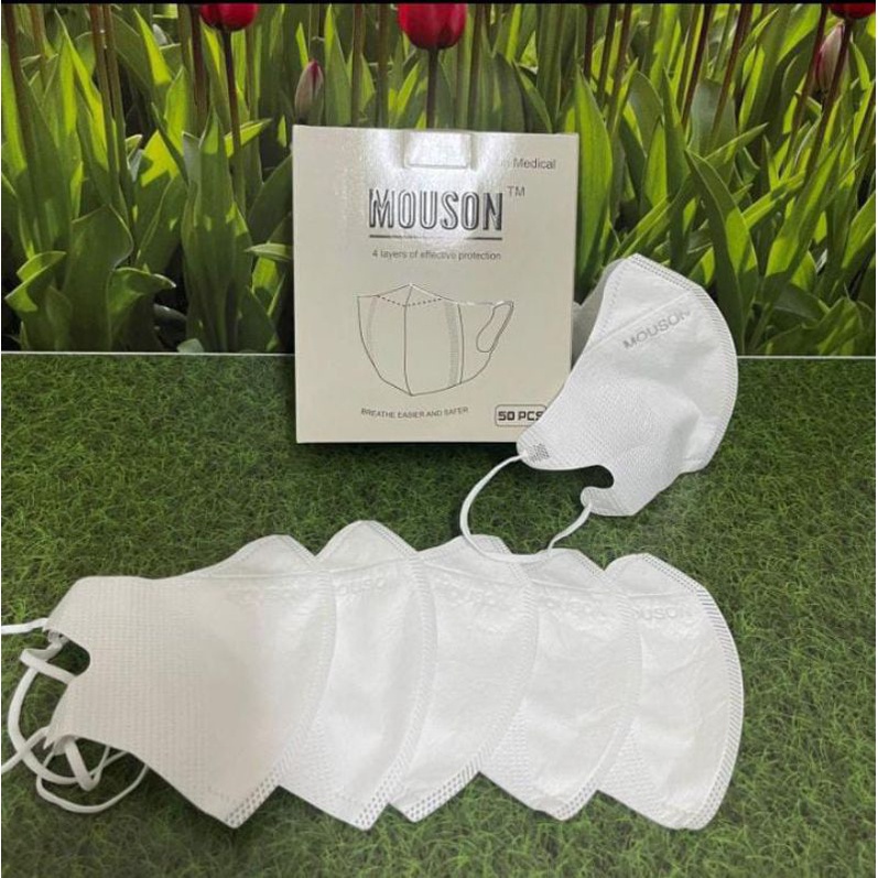 DUCKBILL MOUSON 4PLY PUTIH