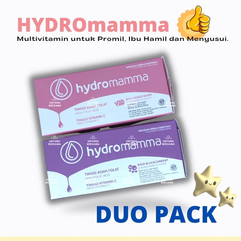 ♥️ UB ♥️ HYDROMAMMA MULTIVITAMIN IBU HAMIL PROMIL DAN MENYUSUI