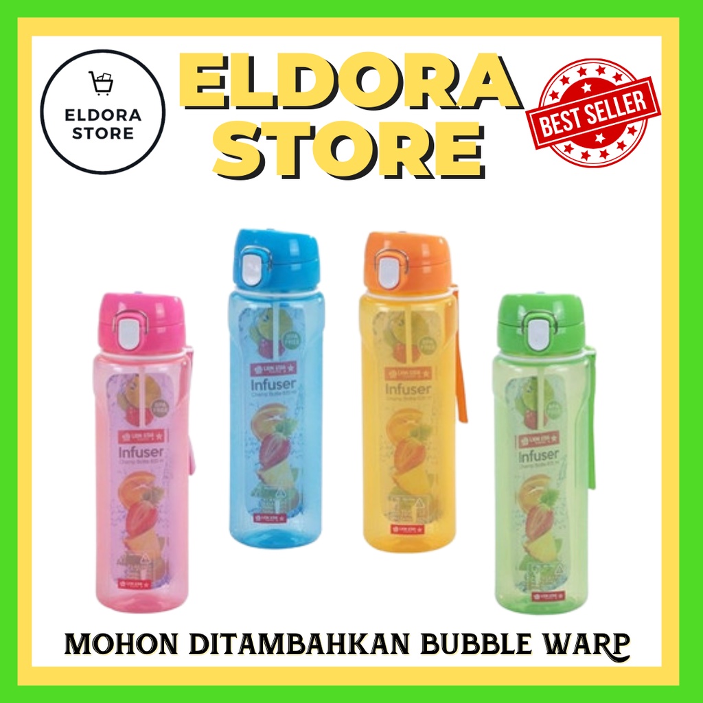 Botol Minum Infuser Champ Lion Star NH-80 820ml | Botol Plastik | Botol Minum