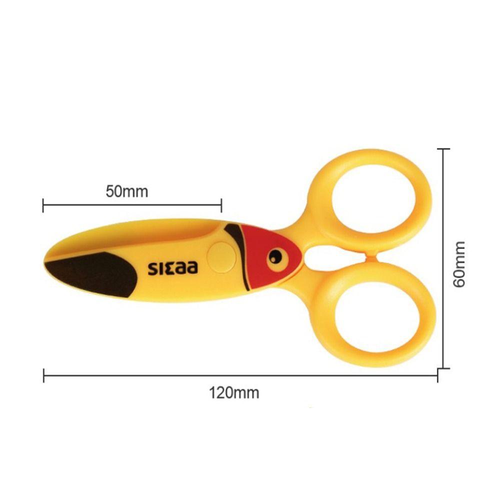 Gunting Pengaman Agustina 1pcs Anak Sekolah DIY Stationary Handwork Handcraft Scissors