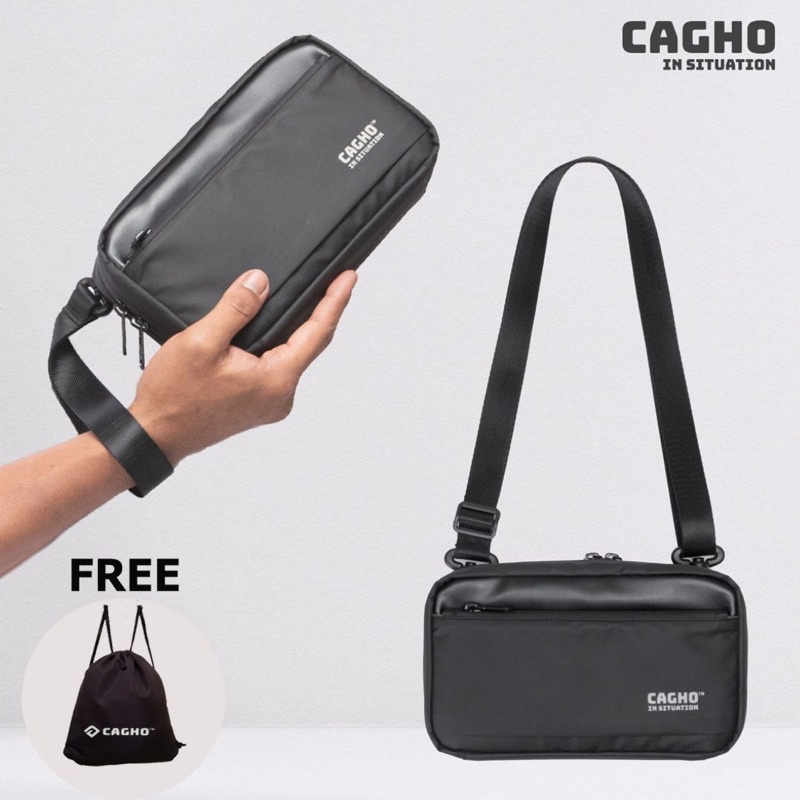 CAGHO I Arfa Handbag I Handbag Pria I Clucth Bag Pria Wanita I Slingbag Pria Waterproof