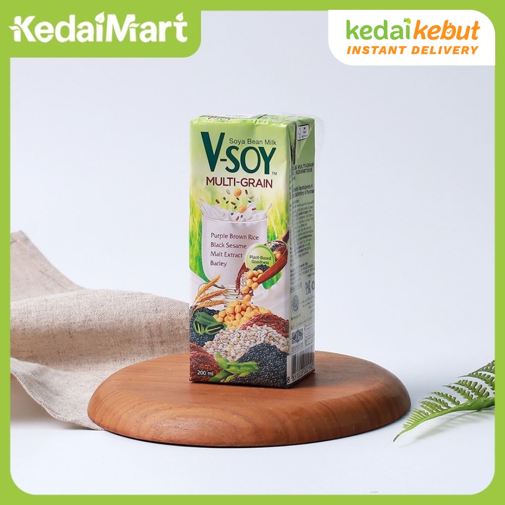 

V-Soy Multi Grain Soy Milk UHT 200 Ml