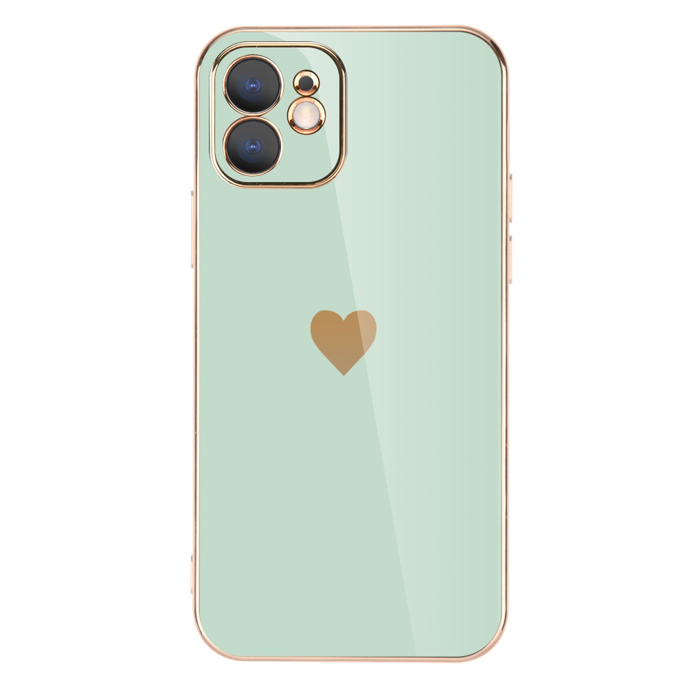 IPHONE Casing Ponsel Plating Solid Untuk Iphone13 14 Pro Max Pelindung Lensa Tritone Untuk Iphone12 11 Pro XS Max X XR 7 8 14 Plus Cover Case