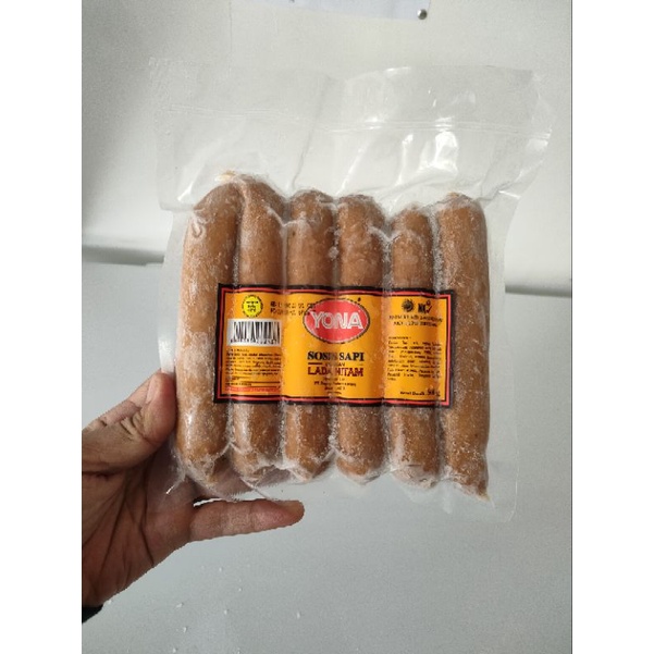 

sosis bakar jumbo lada hitam yona isi 6