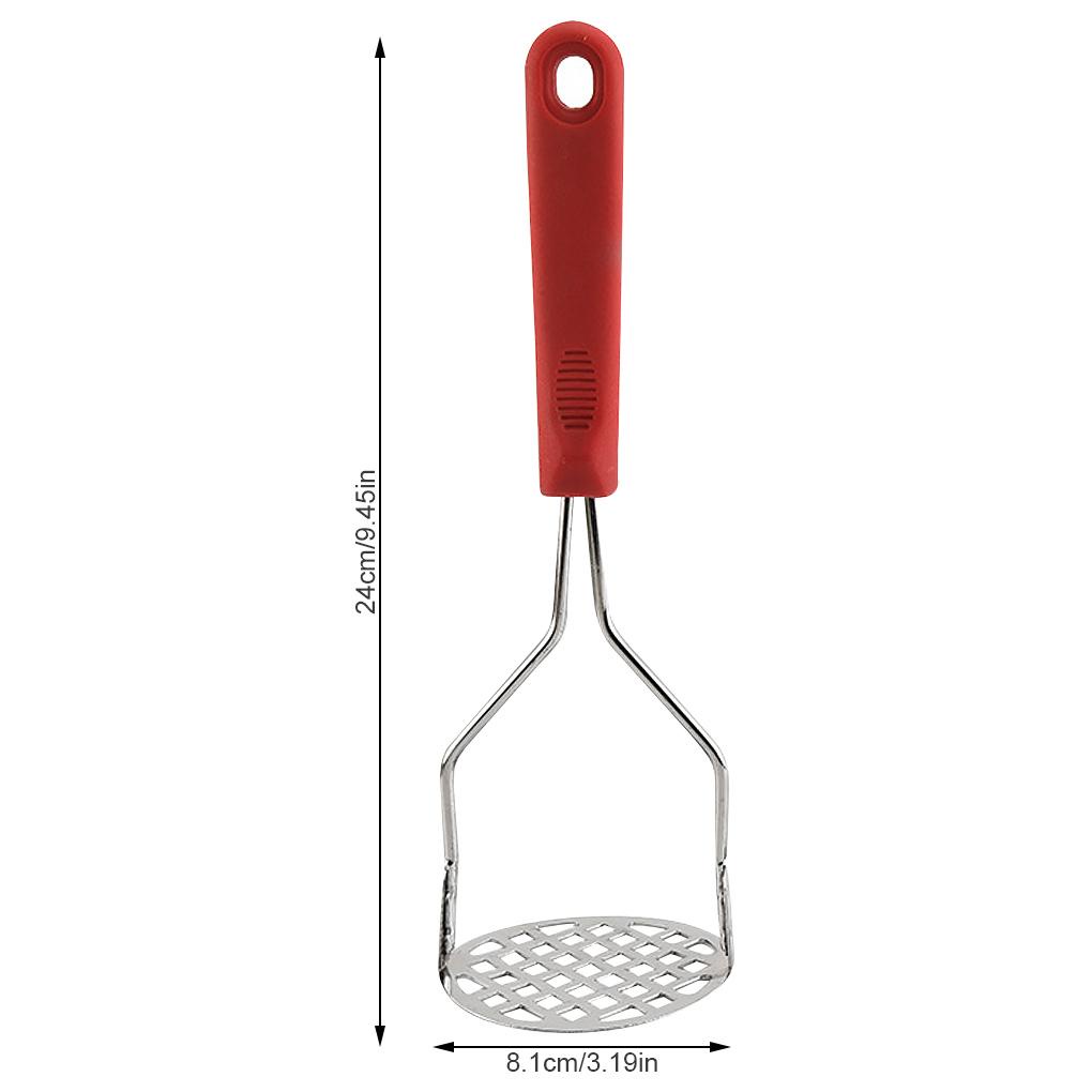 Potato Masher Stainless Fruit Ricer Pegangan Anti Selip Alat Penghancur Kentang Masak Dapur