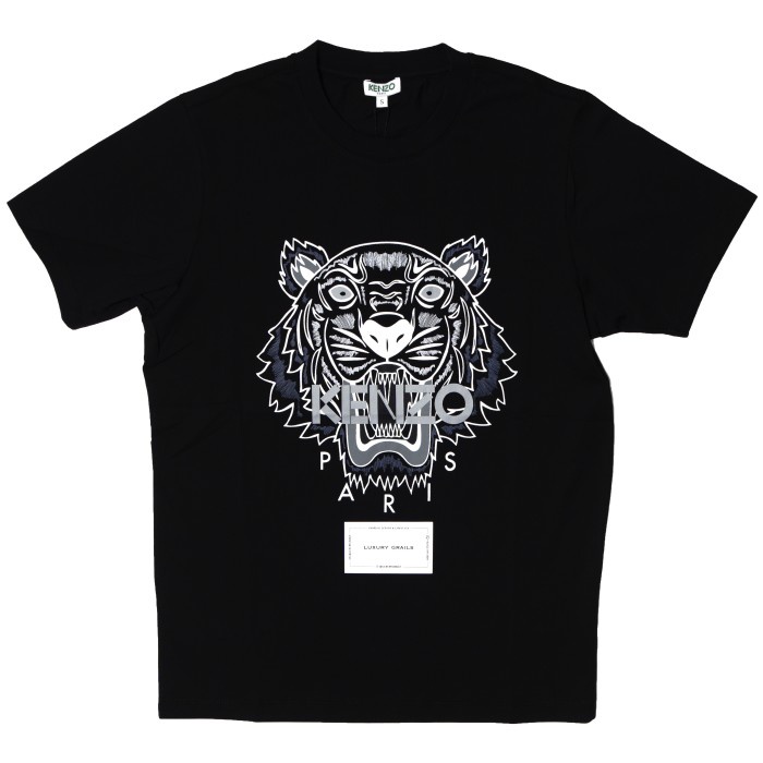 Kenzo Black Silver Tiger T-shirt (100% Authentic)