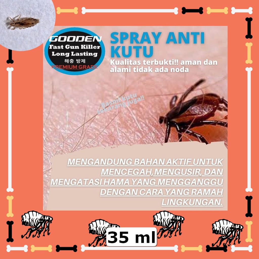 Anti Kutu Kasur - Pembasmi Kutu Kasur- Obat Kutu Kasur [35 ml] Terbaik Premium