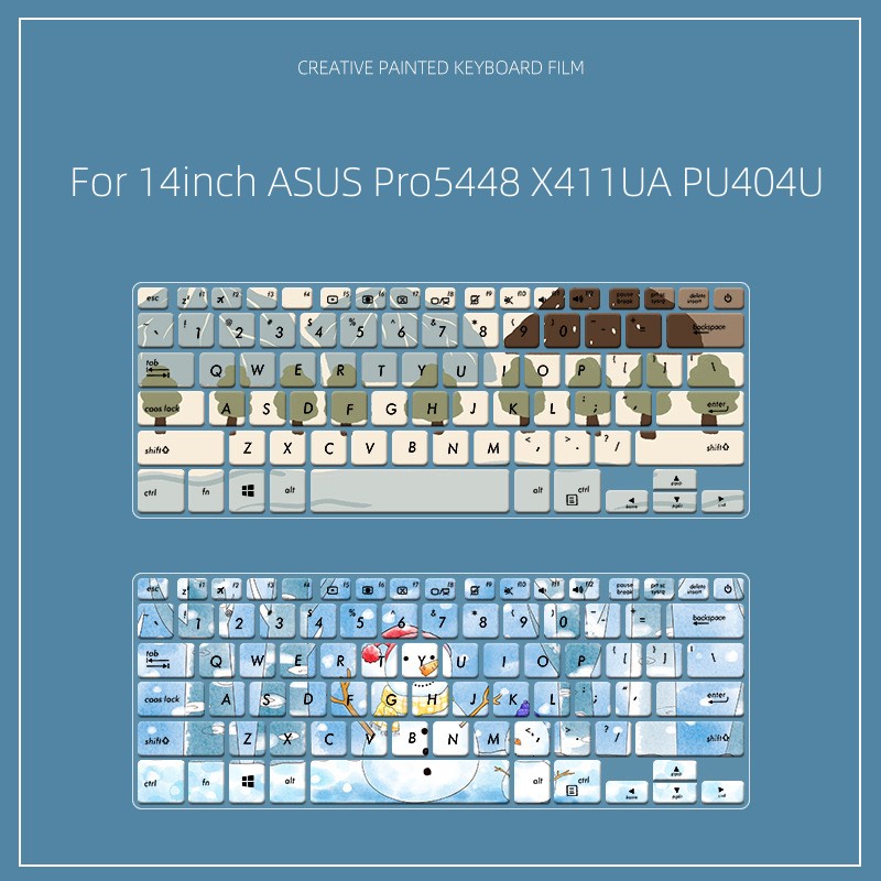 Untuk 14inch ASUS Pro5448 FA8265 S4100V S4100U S4000U S4200U Notebook Silikon Laptop Keyboard Cover Kulit Tahan Air Debu-proof Pelindung