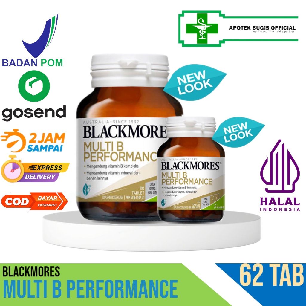 Blackmores Multi B Performance 62 Tablet