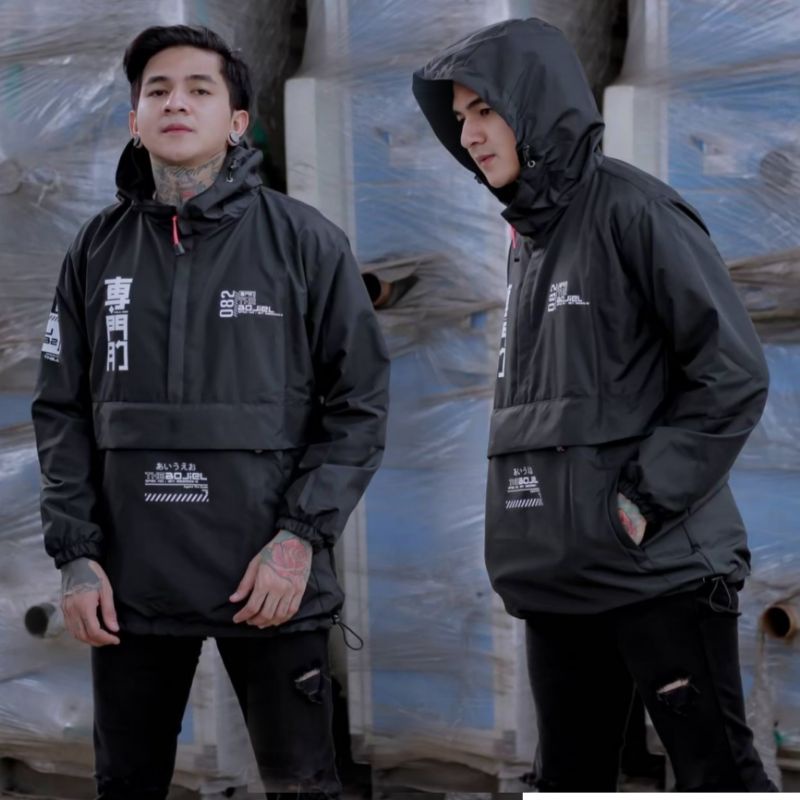 Jaket Pria Wanita Jacket Cagoule Jeket Parasut The Bojiel Waterproof Anti Air Jaket Distro Pria Bandung Jaket Gunung