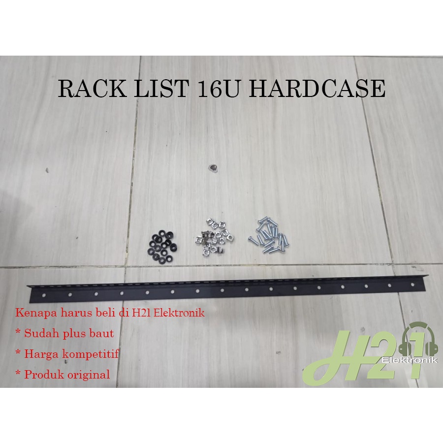 LIST RACK 16U KECIL DUDUKAN RAK POWER HARDCASE RAA-301 PLUS BAUT LIST BOX HARDCASE BOK POWER AMPLIFI