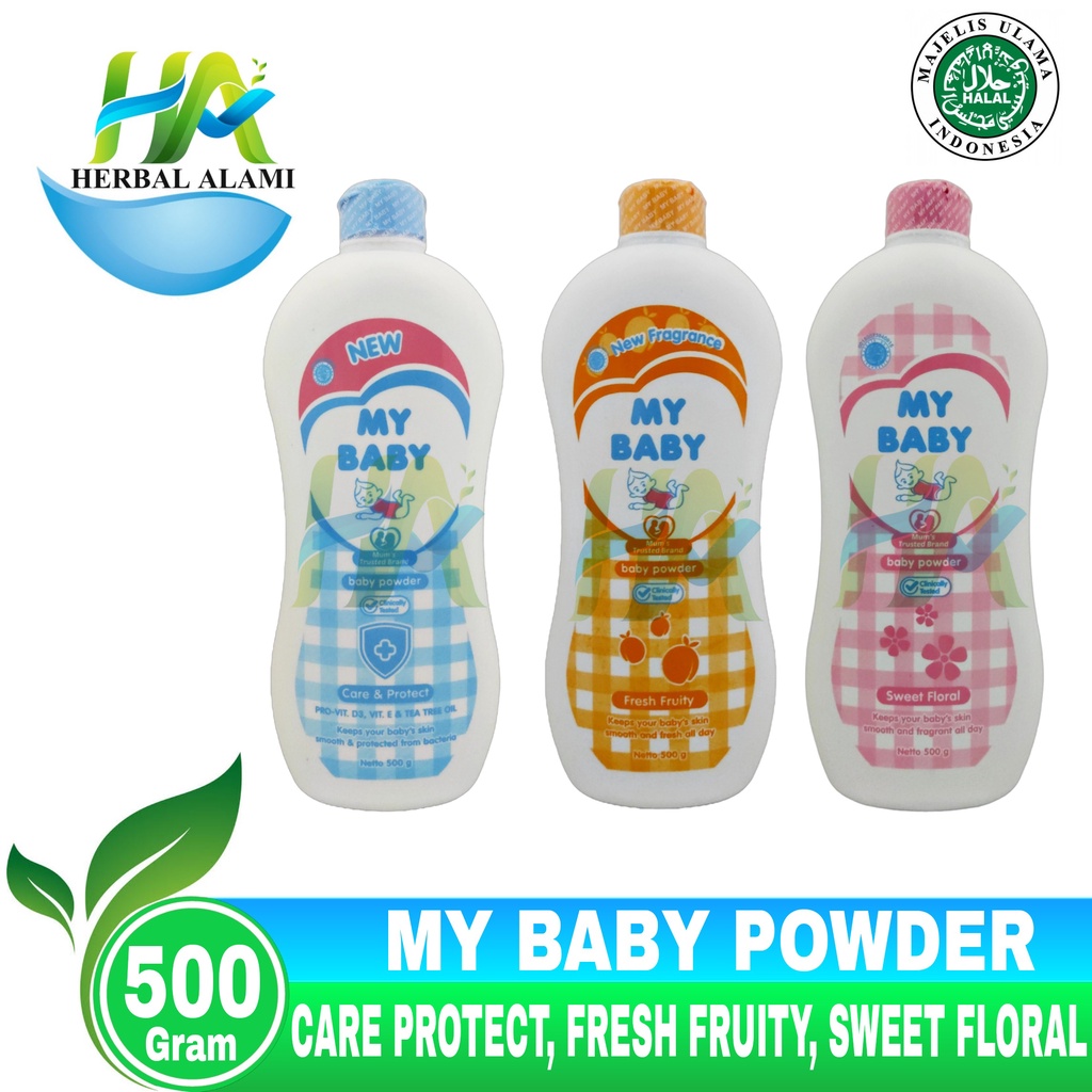 My Baby Powder Bedak Bayi 500 gram - Bedak Tabur Bayi &amp; Anak