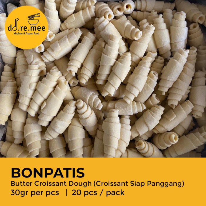 

BONPATIS - Butter Croissant Dough (Adonan Croissant) - Adonan Croffle