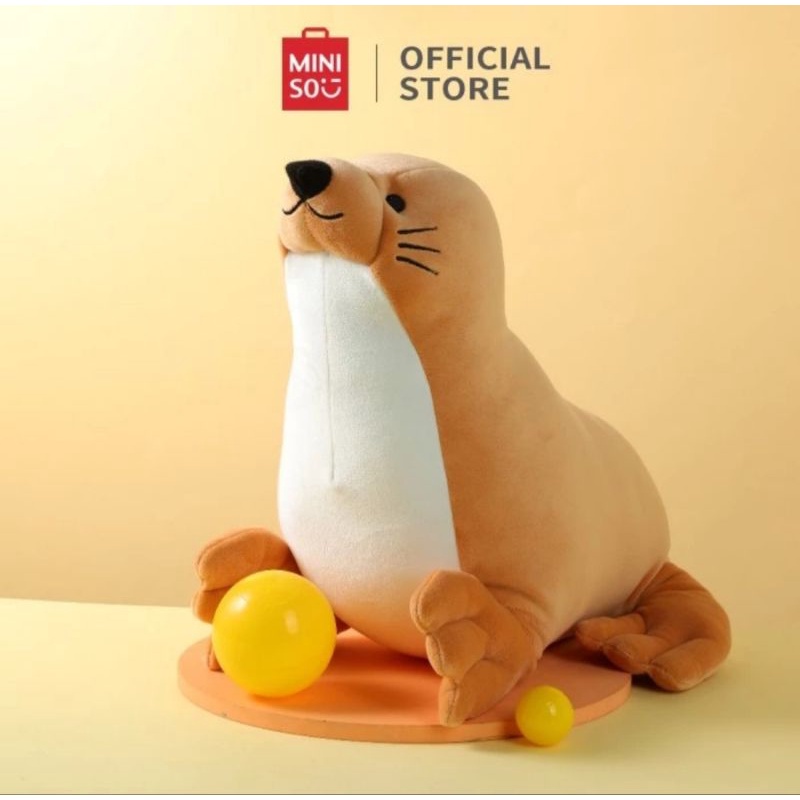 miniso boneka anjing laut lucu