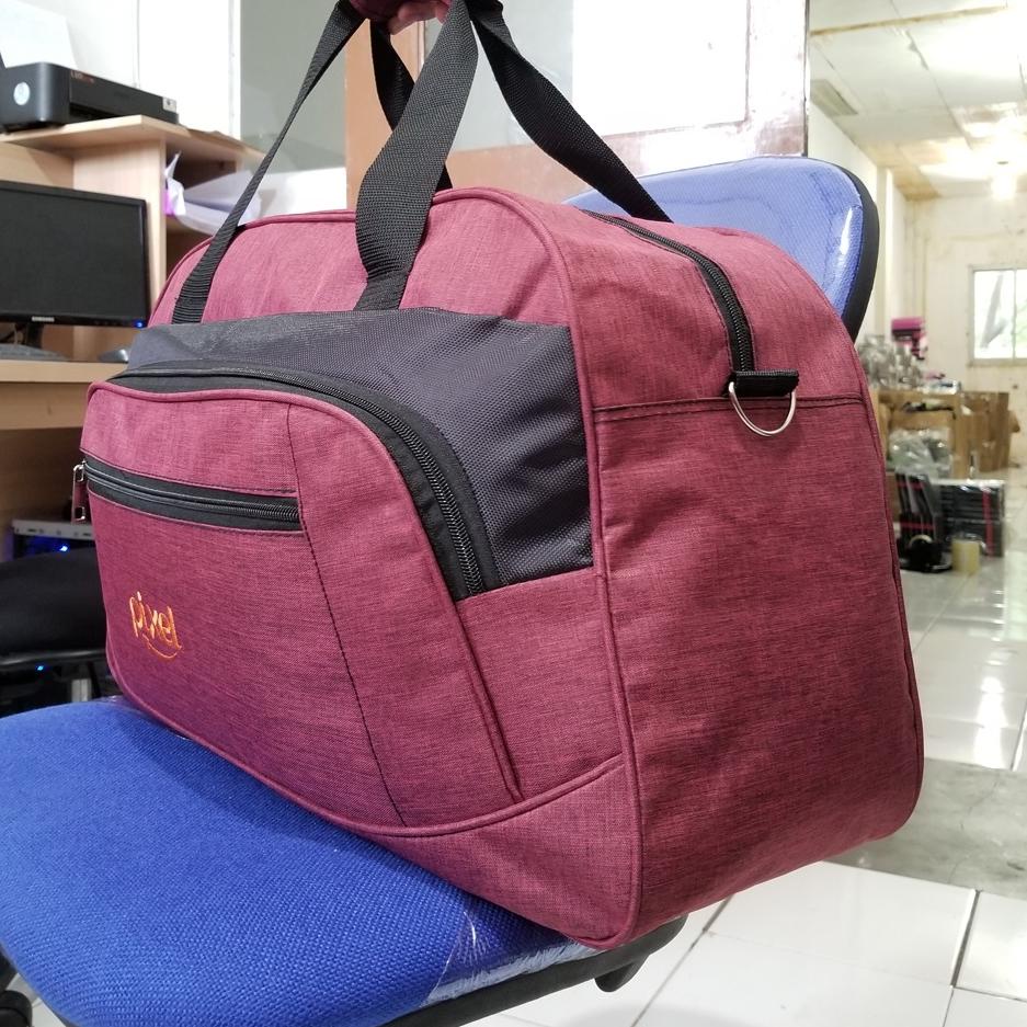 [Art. H63] 12.12  Mega Sale Travel Bag Pixel TB500 Tas Pakaian Besar Multifungsi Bisa Selempang Bisa