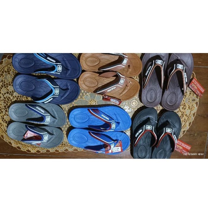 New Era/Sandal Anak Cowok Karet/keren/Terbaru/japit