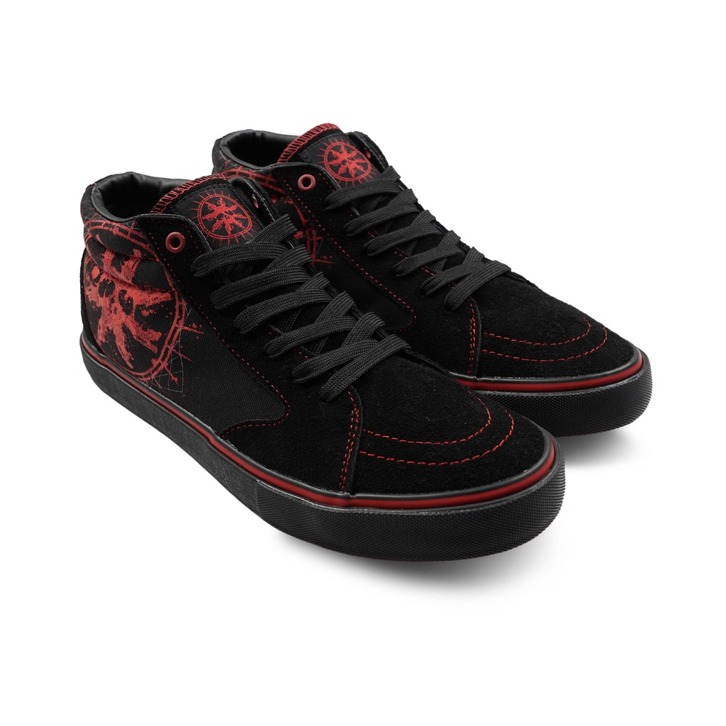 Saint Barkley x Burgerkill Midlothian - Black Red White