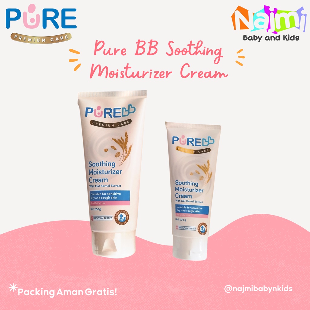 PureBB Pure BB Soothing Moisturizer Cream 100gr 200gr