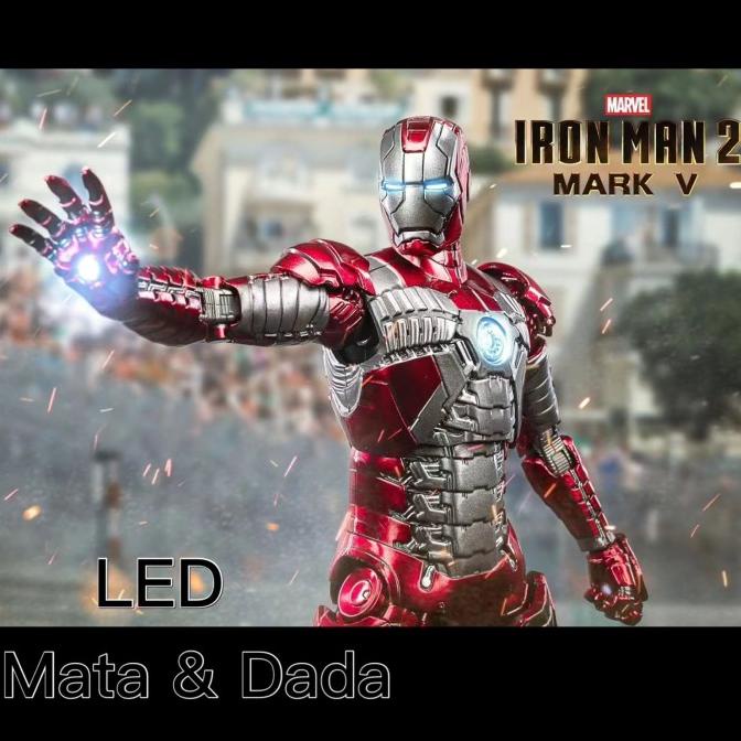 ZD Toys Original Iron Man Mark V - ZDToys Ironman MK 5 - LED / LAMPU