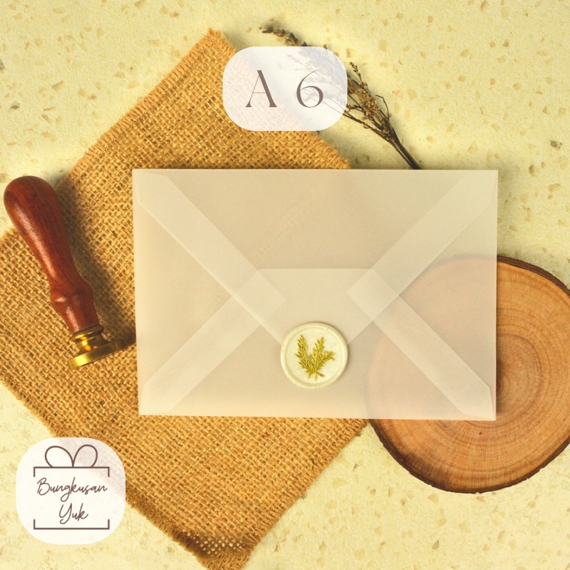 

[isi 10] A6 GROSiR! Vellum Envelope transparent translucent