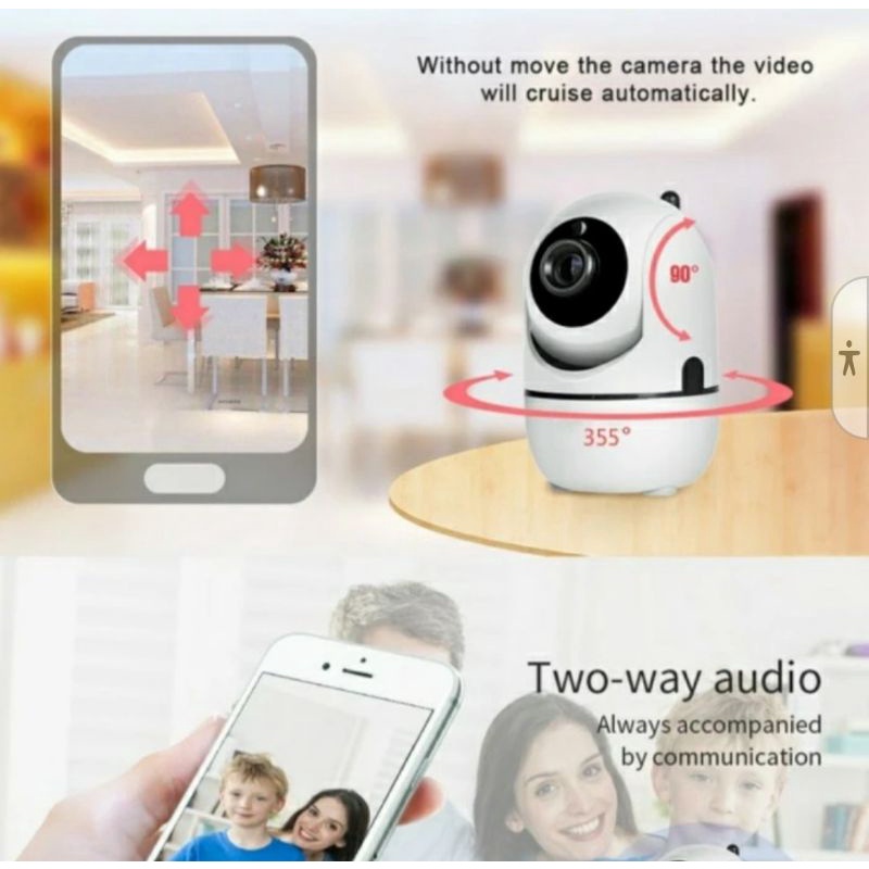 IP CCTV Minion WiFi Camera Human Tracking sensor kamera HD 1080P wireless V380pro