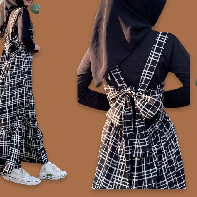 [Star] Dyoura.id / overall yola motif YOVITA  / overall bella / overall pita belakang / overall yoll