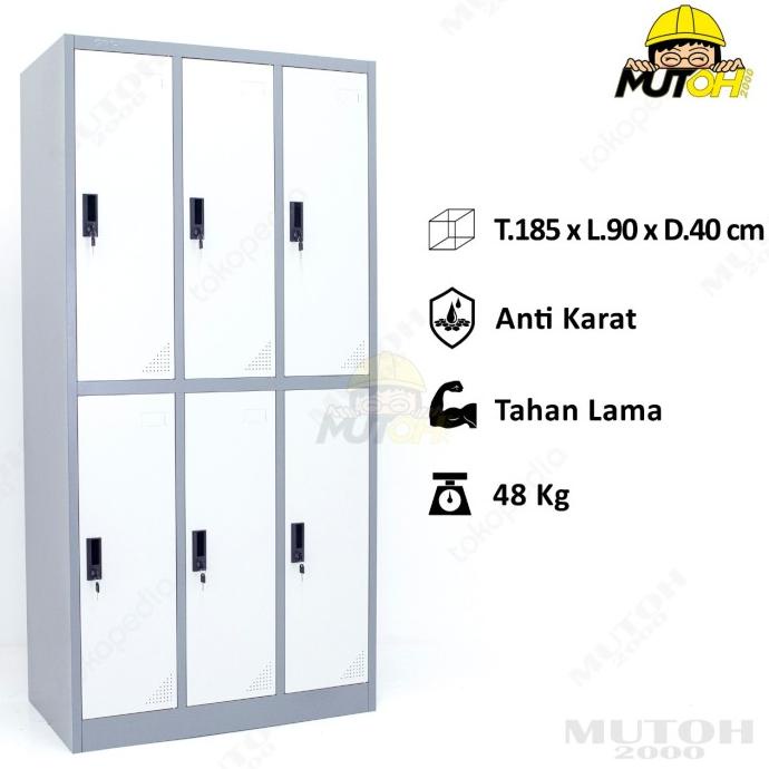 

SALE NOW LOKER BESI LOCKER BESI 6X PINTU - LC306 - AMBIL DITOKO LIMITED EDITION