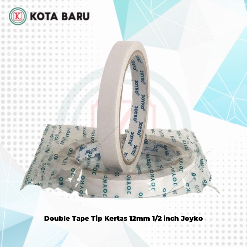 

Double Tape Tip Kertas 12mm 1/2 inch Joyko