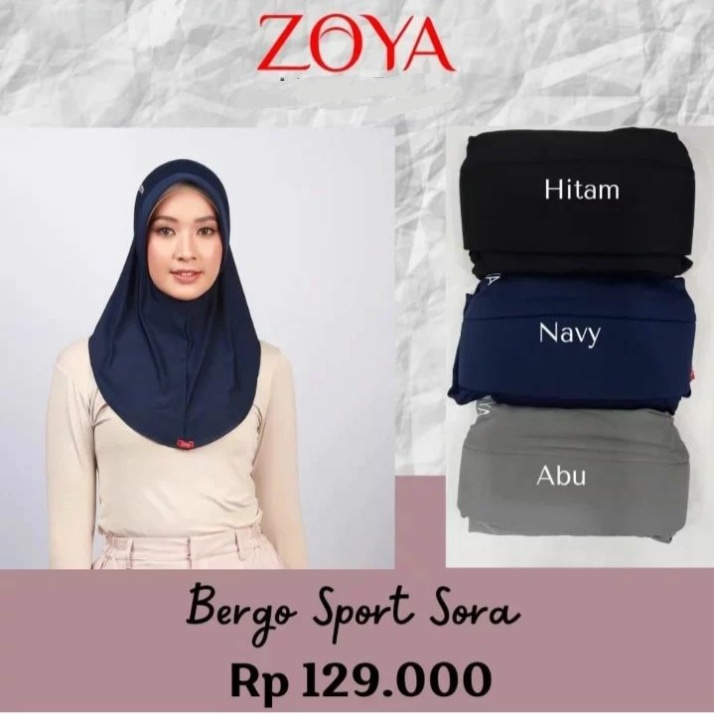 ZOYA BERGO SORA BERGO SPORTY BERGO PET KECIL BERGO PENDEK