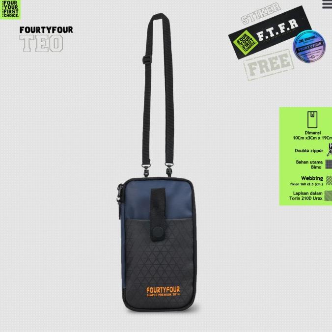 

Sling Card Holder FourtFour Teo - Selempang Hp dan Kartu Multi - Navy